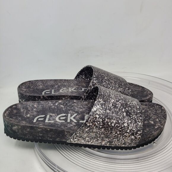 FLEKS East Beach Slide Sandals Night, Amazing Comfort FLEKS foam, Sz 11-11.5 NEW - Picture 1 of 7